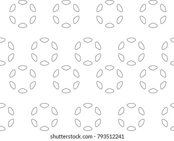 Seamless vector pattern in geometric ornament style