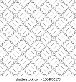 Seamless vector pattern in geometric ornamental style