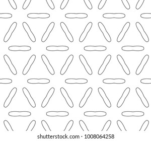 Seamless vector pattern in geometric ornamental style