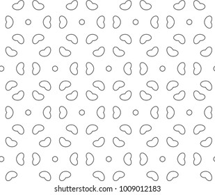 Seamless vector pattern in geometric ornamental style