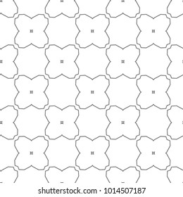 Seamless vector pattern in geometric ornamental style