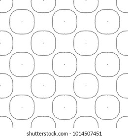 Seamless vector pattern in geometric ornamental style