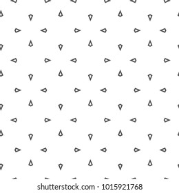 Seamless vector pattern in geometric ornamental style