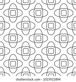 Seamless vector pattern in geometric ornamental style