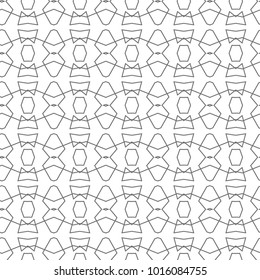 Seamless vector pattern in geometric ornamental style