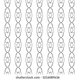 Seamless vector pattern in geometric ornamental style