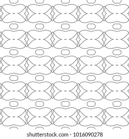 Seamless vector pattern in geometric ornamental style