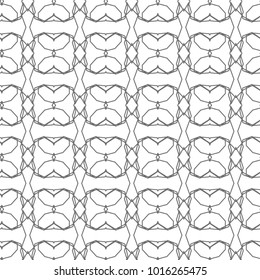 Seamless vector pattern in geometric ornamental style Seamless vector pattern in geometric ornamental style