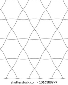 Seamless vector pattern in geometric ornamental style