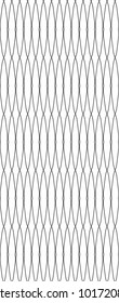 Seamless vector pattern in geometric ornamental style