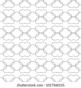 Seamless vector pattern in geometric ornamental style