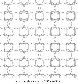 Seamless vector pattern in geometric ornamental style