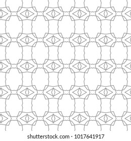 Seamless vector pattern in geometric ornamental style