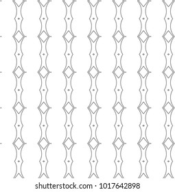 Seamless vector pattern in geometric ornamental style