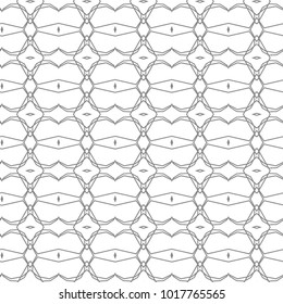 Seamless vector pattern in geometric ornamental style