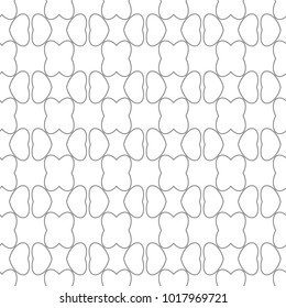 Seamless vector pattern in geometric ornamental style