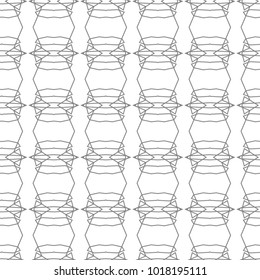 Seamless vector pattern in geometric ornamental style
