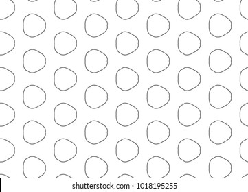 Seamless vector pattern in geometric ornamental style