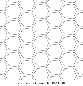 Seamless vector pattern in geometric ornamental style