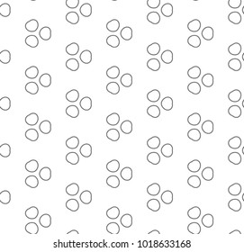 Seamless vector pattern in geometric ornamental style