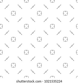 Seamless vector pattern in geometric ornamental style