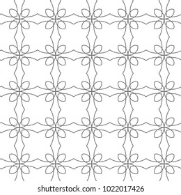 Seamless vector pattern in geometric ornamental style