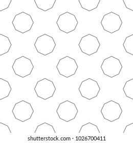 Seamless vector pattern in geometric ornamental style