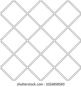 Seamless vector pattern in geometric ornamental style