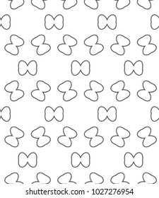 Seamless vector pattern in geometric ornamental style