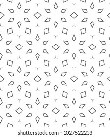 Seamless vector pattern in geometric ornamental style