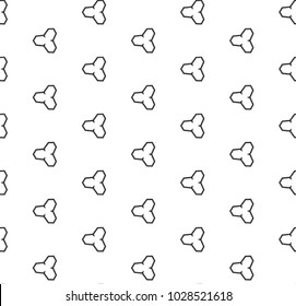 Seamless vector pattern in geometric ornamental style