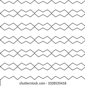 Seamless vector pattern in geometric ornamental style
