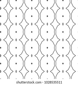Seamless vector pattern in geometric ornamental style