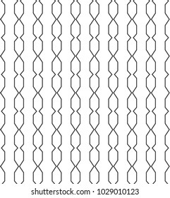 Seamless vector pattern in geometric ornamental style