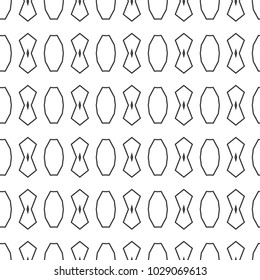 Seamless vector pattern in geometric ornamental style