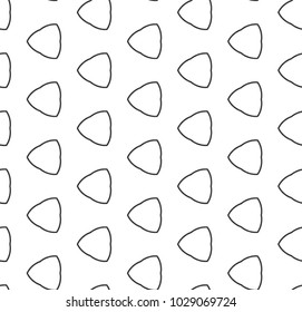 Seamless vector pattern in geometric ornamental style
