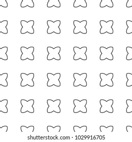 Seamless vector pattern in geometric ornamental style