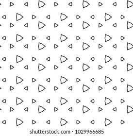Seamless vector pattern in geometric ornamental style
