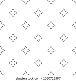 Seamless vector pattern in geometric ornamental style