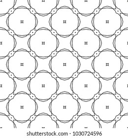 Seamless vector pattern in geometric ornamental style