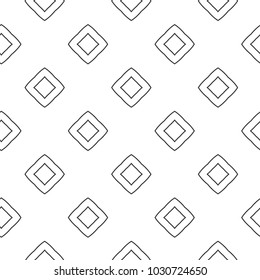 Seamless vector pattern in geometric ornamental style