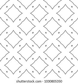 Seamless vector pattern in geometric ornamental style