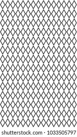 Seamless vector pattern in geometric ornamental style