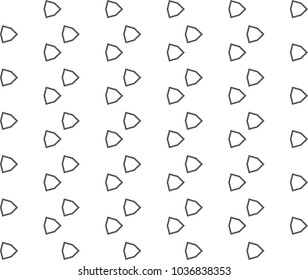 Seamless vector pattern in geometric ornamental style