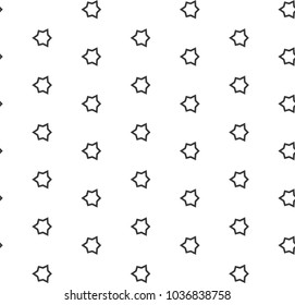 Seamless vector pattern in geometric ornamental style