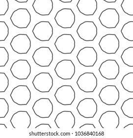 Seamless vector pattern in geometric ornamental style