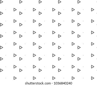 Seamless vector pattern in geometric ornamental style