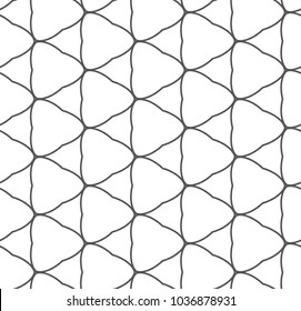 Seamless vector pattern in geometric ornamental style