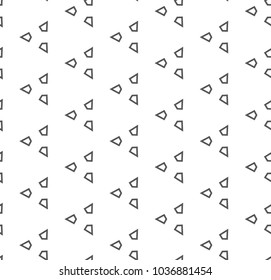 Seamless vector pattern in geometric ornamental style