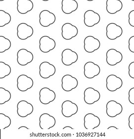 Seamless vector pattern in geometric ornamental style